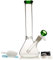 bongbongbong Wasserbongs zum Räuchern von Bong, Pfeifen, Glas, Bong-Schüssel, 14,5 mm mit Räucherpfeife, Zubehör, Glasbongs, 14,5 mm Wasserpfeifen, Schalen mit Bongs, Zubehör (Grüne pipe)
