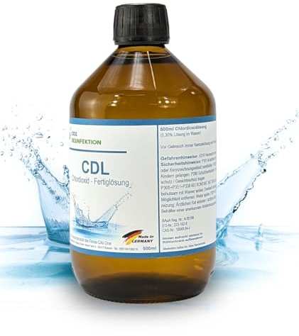 500ml CDL Chlordioxid Fertiglösung 0,3% + Pipette