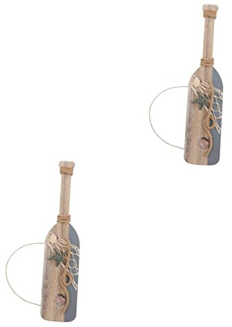 Levemolo Geschenke 2 Stück Küche Muscheln Strand Wand Badezimmer Paddel Kanu Dekoration Xxcm Thema Wohnzimmer Regale Dekor S Schilder Einweihungsparty Nautische Größe Stil Anhänger Geschenk
