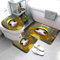Badematten Set 3D 40x60 Hamster Badezimmerteppich-Set absorbierend 3-teiliges maschinenwaschbare weich badteppich schnell trocknend Tier Cartoon Kawaii Badvorleger mit wc deckelbezug