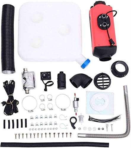 Sistemas de calefacción de encendido del coche, calentador de aire diésel 5 KW 12 V calentador diésel compatible con autobús camión remolque autocaravana ventana descongelador descongelador con interr