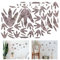 88 Stück Dinosaurier Fußabdrücke Aufkleber, Realistisch Dinosaurier Track Aufkleber Vinyl Wandtattoo Dinosaurier für Jungen Kinderzimmer Schlafzimmer Spielzimmer Mottoparty