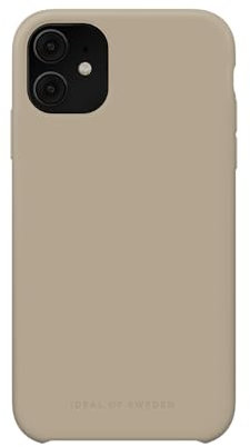 IDEAL OF SWEDEN Griffige Silikon-Handyhülle mit Einer glatten Haptik und leichtem Gefühl - Schützende stoßfeste Hülle in trendigen Farbdesigns, Kompatibel mit iPhone 11/XR (Beige)