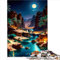 Puzzle für Erwachsene Oasis DreamingPuzzles für Erwachsene, 1000-teiliges Holzpuzzlespiel ab 12 Jahren, Denksportaufgaben, Größe (50x75 cm)