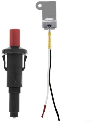 Gasbrenner für Zündung Kit für Weber Q300 Q3000, kompatibel mit Q300 Gasgrill inkl. Druckknopf für Zündung und Verkabelung