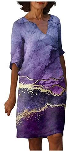 FeiBeauty Pailletten Kleid Abendkleid Langarm Shirtkleid Damen Ballkleid Minikleid Sexy Sommerkleid Rockerbilli Partykleid Plisseekleid