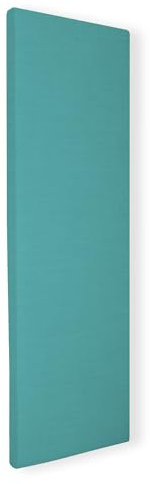 SILENT4® Schallabsorber Wand 114x33x5cm Akustikbild Akustikpaneele aus Akustikvlies, Klettverschluss- & Schraubmontage, messbar verbesserte Raumakustik durch Akustikplatten mit Stoffbezug in Türkis