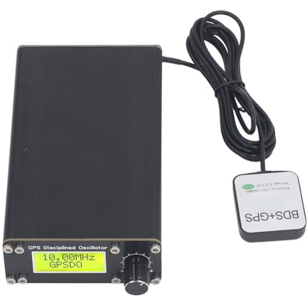 Tragbarer GPS-Oszillator GPSDO-Takt OCXO 10 MHz Rechteckwellenausgang DC12V für Instrumente