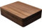 HiyyFloy Visitenkartenhalter Aus Holz – Visitenkartenhalter Im Taschenformat Magnetverschluss, Quadratisches Visitenkartenetui Aus Schwarzem Walnussholz, Verwendung Als Visitenkartenhalter