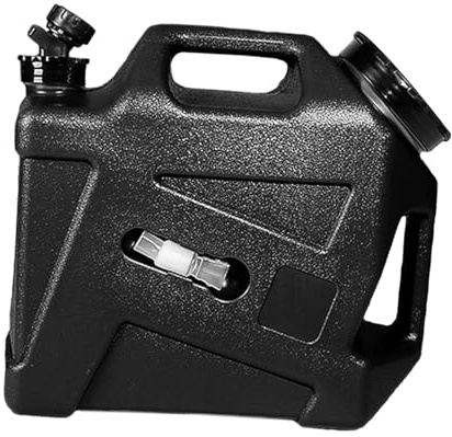 B Baosity Contenedor de Agua para Camping Tanque de Agua con Llave Recipiente de Agua Grande Bidón de Transporte Portátil Material PE Sólido Adecuado para Sende