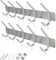 GlazieVault Coat Racks - Stainless Steel Coat Hooks (2 Pack) - Heavy Duty Wall Mounted Hooks