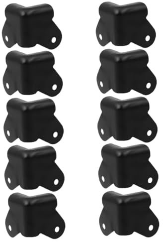 BESTonZON 10stücke Teiliges Eckenschutz Lautsprecher Antik-stil Kantenschutz Aus Robustem Eisen Zum Schutz Von Möbeln Kisten Und Gitarren Vor Stößen Und Kratzern