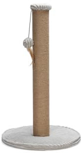 Designed by Lotte Ribbed Arbre à Chat, Gris Clair, 41 x 41 x 70 cm