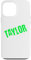 iPhone 13 Pro Max Neon Green Taylor Case