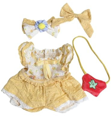 EHJRE Puppenoutfit für 14,96 Zoll Große Puppen, Selbst zu Fertigender Overall Und Foto Requisiten