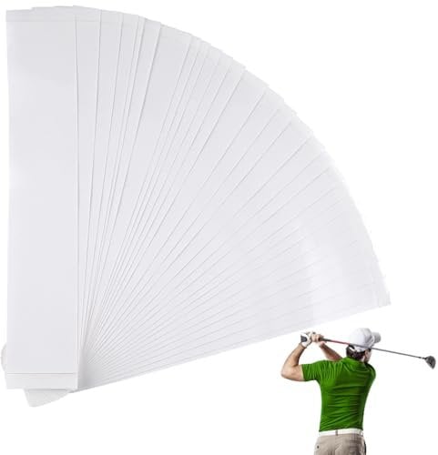 PEASUG Golfgriffband, lösungsmittelaktiviertes Golfschläger-Griffband, 5,1 x 25,4 cm, doppelseitige Klebestreifen, 30 Stück Griffband für Golfschläger