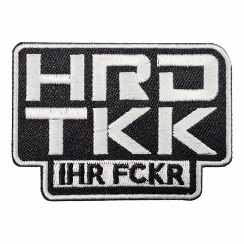 Aufnäher Aufbügler Patch Hard Tekk HRD tkk Musik Techno tekkno Rave frenchcore