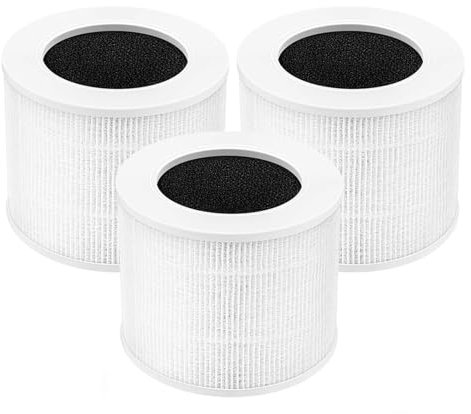 ARPZPPSK Filtro HEPA H13 Compatible con LEVOIT. Repuesto For Purificador De Aire Core Mini. Filtro HEPA Auténtico 3 En 1 H13.
