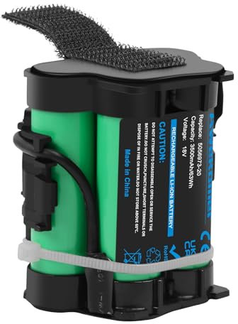 Awekamer 18V 3500mAh Li-ion Replacement Battery for Gardena Robotic Lawnmower R38Li R40Li R45Li R50Li R70Li R75Li R80Li for Flymo Robotic Lawnmower 1200R for Husqvarna Automower 105 305 308 308x