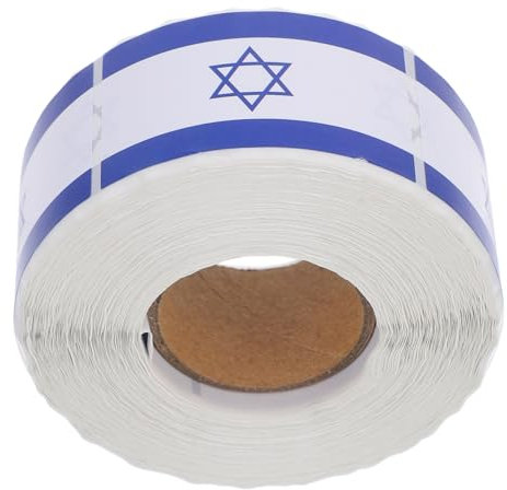 BUGUUYO Israel Flaggenaufkleber Diy Planer Aufkleber Flaggen Sammelalbum Aufkleber Koffer Flaschen Planer Dekoration Lichtbeständig Oberflächen Kompatibel