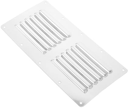 Toddmomy Edelstahl Abdeckplatte Für Außenküchen Belüftungsplatte Aus Edelstahl Entlüftungsgitter Für Feuerstellen Lüftungsplatte Für Grill Kaminabdeckung Aus