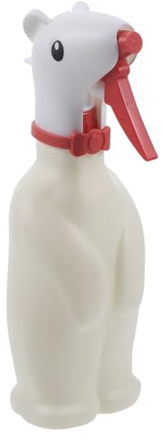 NOLITOY Handliche Pflanzen Sprühflasche mit Druckfunktion Cartoon Design Eisbär Präzises Bewässern für Zimmerpflanzen Sukkulenten und Blumen für Büro und Zuhause