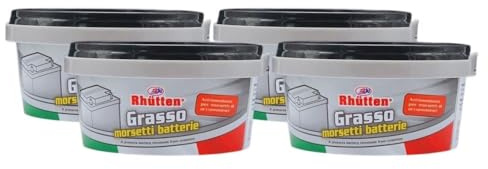 Grasso Morsetti Batterie, Evita Fenomeni di Corrosione, 150ml (4 Unità)