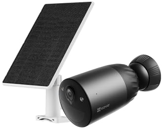 EZVIZ BC1C Outdoor Battery Security Camera and 6W Type C Micro USB Solar Panel bundled product
