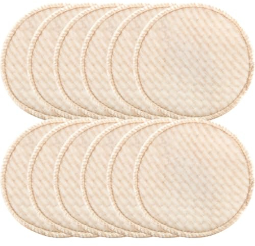 KAILIKETIY Assorbilatte 12 Coppette in Cotone e Poliestere Lavabili Riutilizzabili Assorbono Latte Comfort Durante L'allattamento per Allattamento