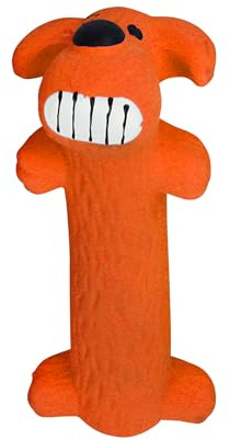 Multipet Original Loofa Dog Latex Ruff 6 Dog Toy, Assorted Colors for small breeds.