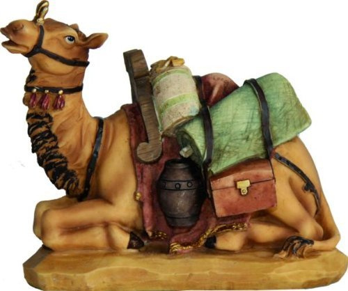 Kamel mit Sockel, für 9 bis 11cm Figuren, handbemalen