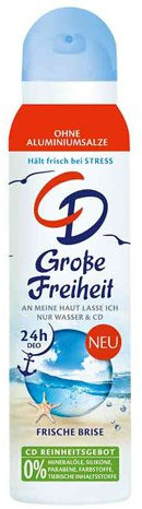 CD Deo Spray Große Freiheit 150 ml Für eine langanhaltende Frische