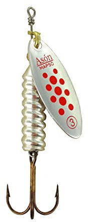 MAPSO - 5 Cucharillas de Pesca ASÓN Pesada-3 PR 12 GMS.