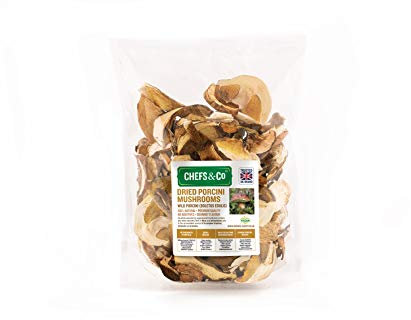 Funghi Porcini Secchi CHEFS & CO Premium: Naturali, Nutrienti, Aroma Unico - Ideali per Ricette Gourmet, Diete Bilanciate e Cucina Senza Allergeni (200 g (Confezione da 1))