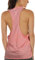 icyzone Sport Tank Top Damen Locker - Yoga Fitness Shirt atmungsaktive Sport Tops (S, Pale Blush)