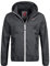 Höhenhorn 3O1 Rigi Herren Regen Jacke Weißer Zipper Schwarz Gr M