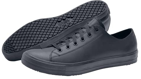 Shoes for Crews Delray Unisex Slip-On Shoe, Slip-Resistant, Water-Resistant | Comfortable with removable cushioned insoles & TRIPGUARD technology, slip-resistant for food service, retail & hospitality