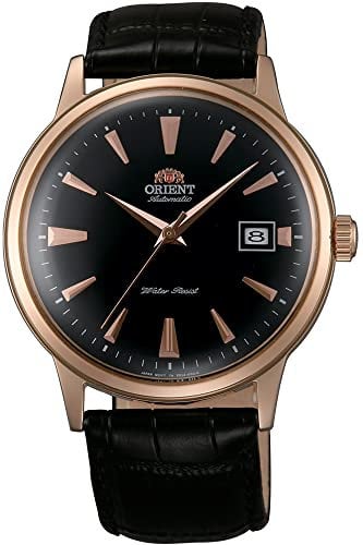 Orient Unisex Erwachsene Analog Automatik Uhr mit Leder Armband FAC00001B0
