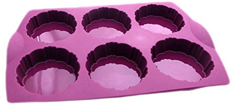 Tupperware Backen Silikonform Tortelett lila Silikon Backform Törtchen