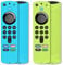 2pcs Pinowu Firestick Fernbedienungs Schutzhülle, kompatibel mit Fire TV Stick 4K Alexa Sprach-Fernbedienung (3. Gen) mit Handgelenkschlaufe (Grün,Türkis) (NOT for 4K 2nd 2024)