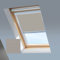 Classic Roof Blinds für VELUX Dachfenster Verdunkelungsrollo Fenstercode FK04 Hellgrau