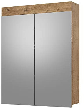 Vicco Armoire de Toilette Luna, Chêne, 60 x 77 cm