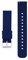 cobee Cinturini per orologi in silicone, Cinturini di ricambio in gomma morbida impermeabili a sgancio rapido con fibbia in acciaio inossidabile placcato argento(18mm-Nero) (22mm-blu scuro)