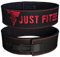Just Fitee Cinturón de palanca de levantamiento de pesas, cinturones de gimnasio, cinturones de fuerza de 4 pulgadas, 10-13 mm, para hombres y mujeres con hebillas de palanca de acero inoxidable S-XXL