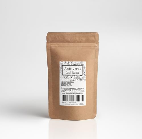 Quality Food. Infusiones a Granel de Anís Verde. Remedio Natural. (100 gr)