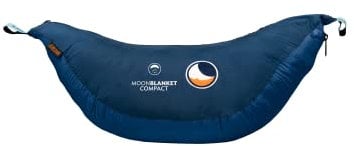 Ticket to the Moon Moonblanket Compact 205 x 135 cm – Isolation thermique synthétique – Bouteilles PET recyclées – Imperméable – Multifonction – Couverture/poncho