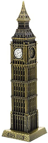 Milisten Spardose England London Deko Big Ben Souvenir 1 London Big Ben England Metall Gebäude Ornament Wahrzeichen Uhrturm Statue In London Tourismus (Bronze) Big Ben Metall Big Ben Modell