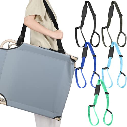 Sanwuta 5 x Tragegurt für Strand-Klappstuhl, verstellbare Schultertrage, Strandkorbgurte für Regenschirm, Fahrräder, Picknicks, Vintage-Farbe