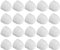 QUARKZMAN M8x13mm Cupola Bullone Dado Protezione Tappo Coperture x 25pz Plastica Esagonale Vite Cappucci per Porte e Tubi, [Bianco]