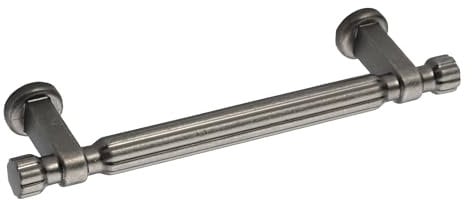FURNIWARE Pack of 10 Vintage Drawer Handles, Antique Nickel Cabinet Pulls Kitchen Door Handles Hardware Pulls Kitchen Cabinet Door Handles-96mm(3.8 Inch) Hole Center